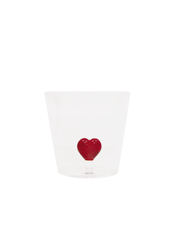 Verre Gobelet 3D Coeur Rouge - Sélectionné par Blush