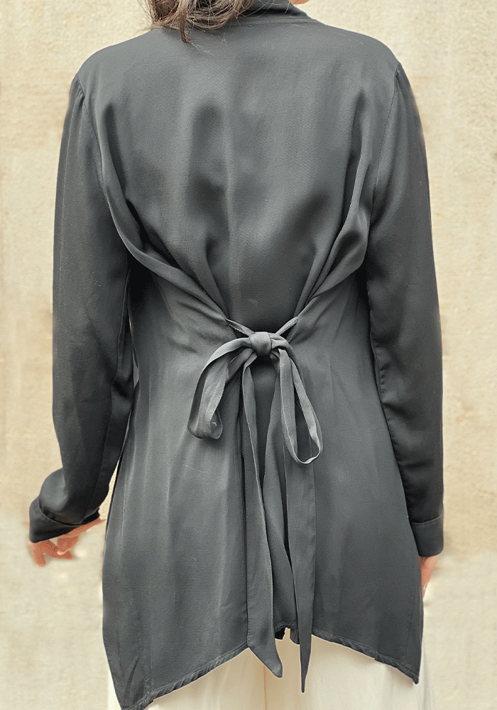 Kimono Yvan Noir - Dixie 