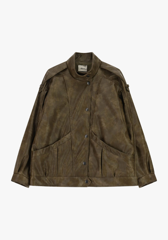 Veste Courte En Similicuir - Dixie