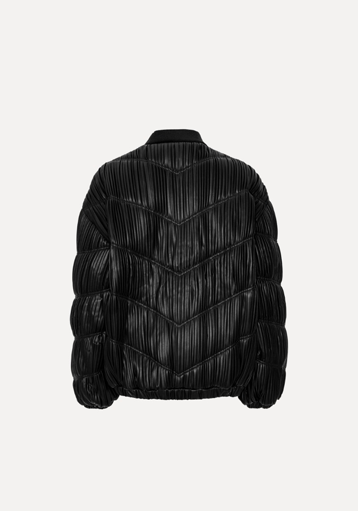 Veste Pleated Noir - Rotate