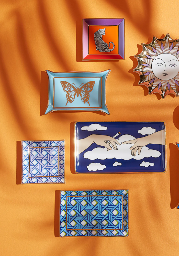 Vide-Poches Basketweave Carré