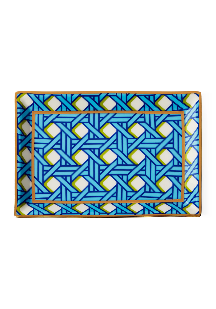 Vide-Poches Basketweave Rectangle - Jonathan Adler