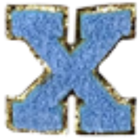 Sticker Columbia Lettre Bleue Claire