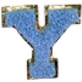 Sticker Columbia Lettre Bleue Claire