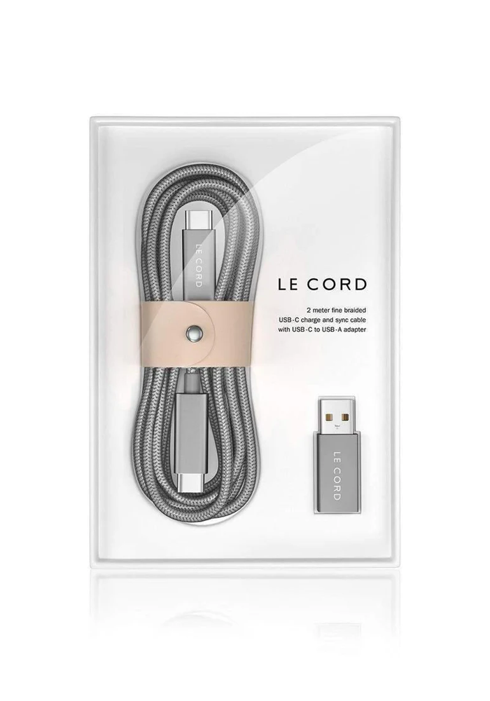 Usb Type C With Usb-A Adapter Gray