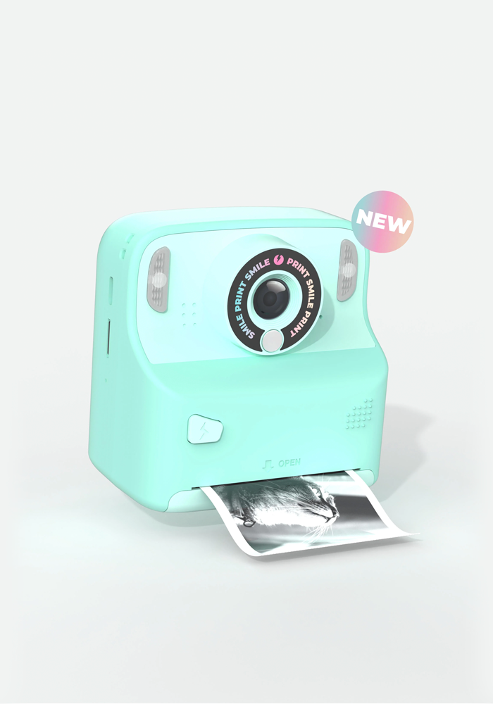 Appareil Photo Pixiprint Turquoise - Mob Paris