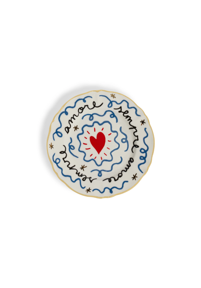 Assiette Amore Sempre - Bitossi Ceramiche