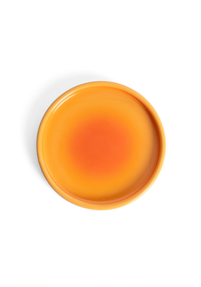 Assiette Ronde Dégradée Orange - Blush Sélection