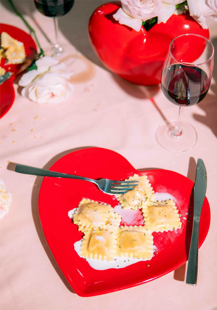 Assiette Love Rouge - Blush Sélection Décoration