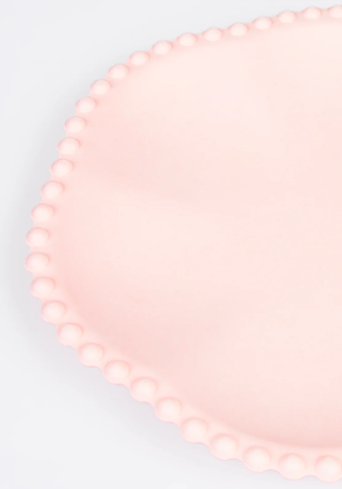 Lot De 8 Assiettes Roses Petit Modèle Dentelées - Meri Meri