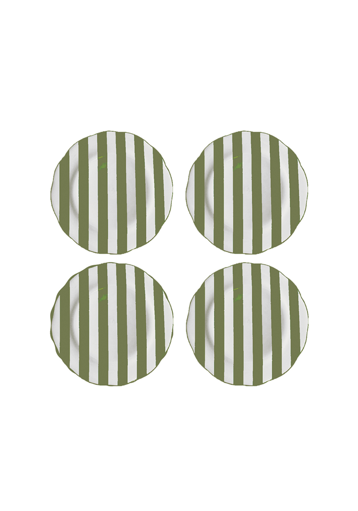 Set De 4 Assiettes À Dessert Trattoria Kaki - Blush Sélection