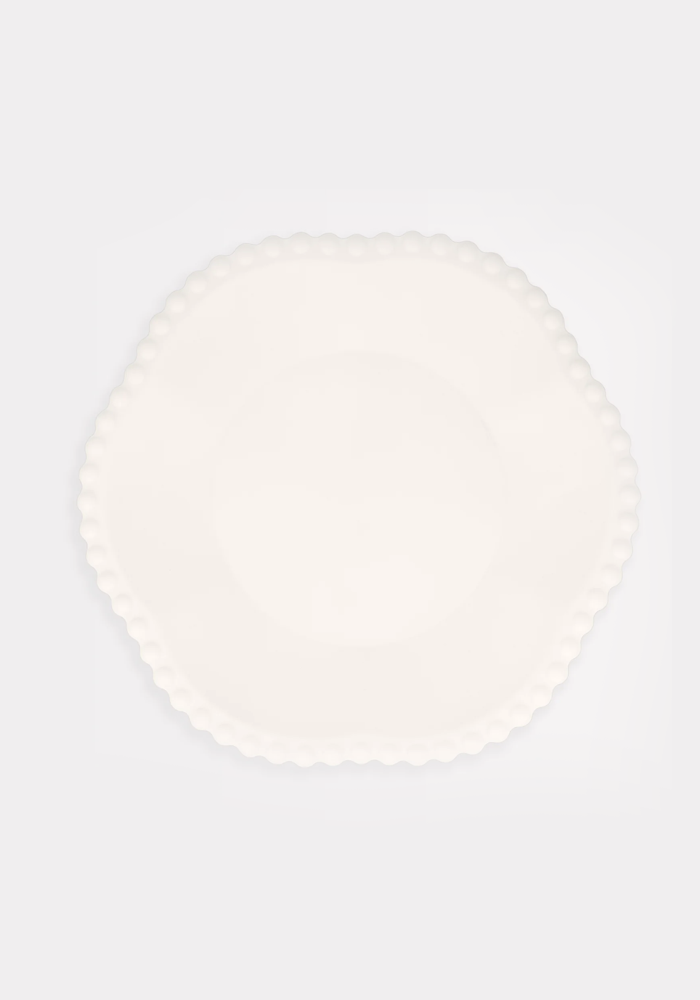 Lot De 8 Assiettes Crème Dentelées - Meri Meri