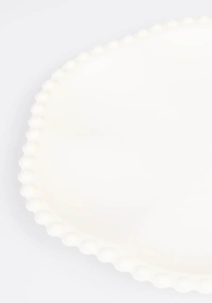 Lot De 8 Assiettes Crème Dentelées - Meri Meri