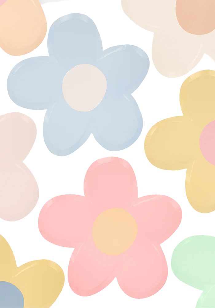 Lot De 8 Assiettes Daisy - Meri Meri