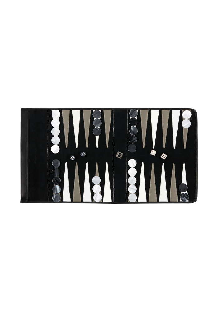 Backgammon Victor De Voyage Noir - Hector Saxe