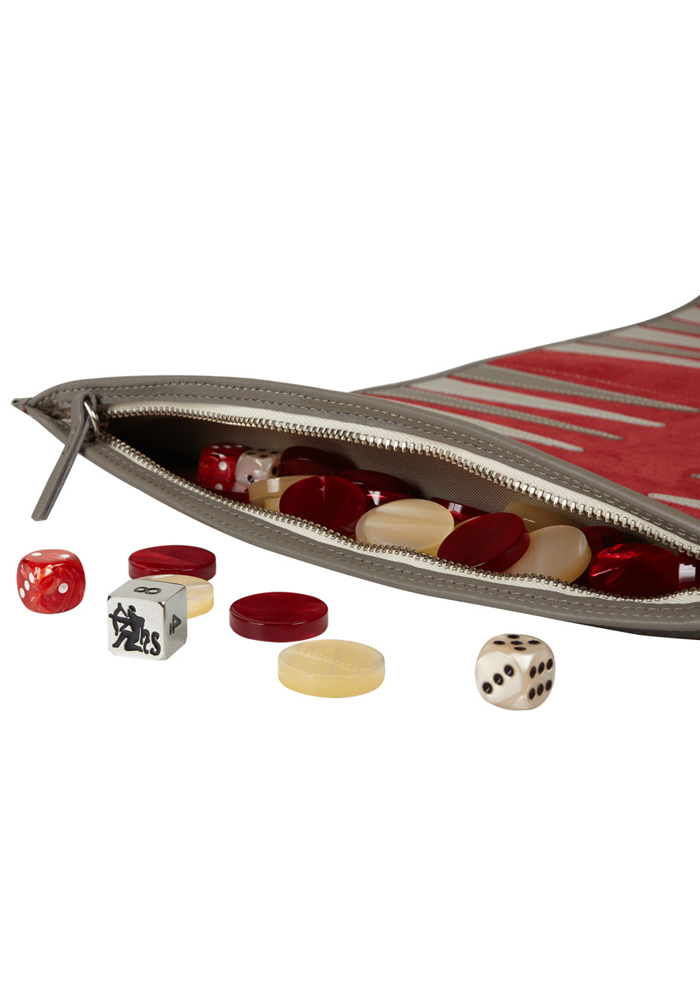 Backgammon Victor De Voyage Scarlet - Hector Saxe