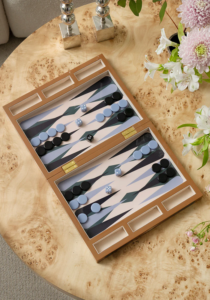 Backgammon Lacquered Wood