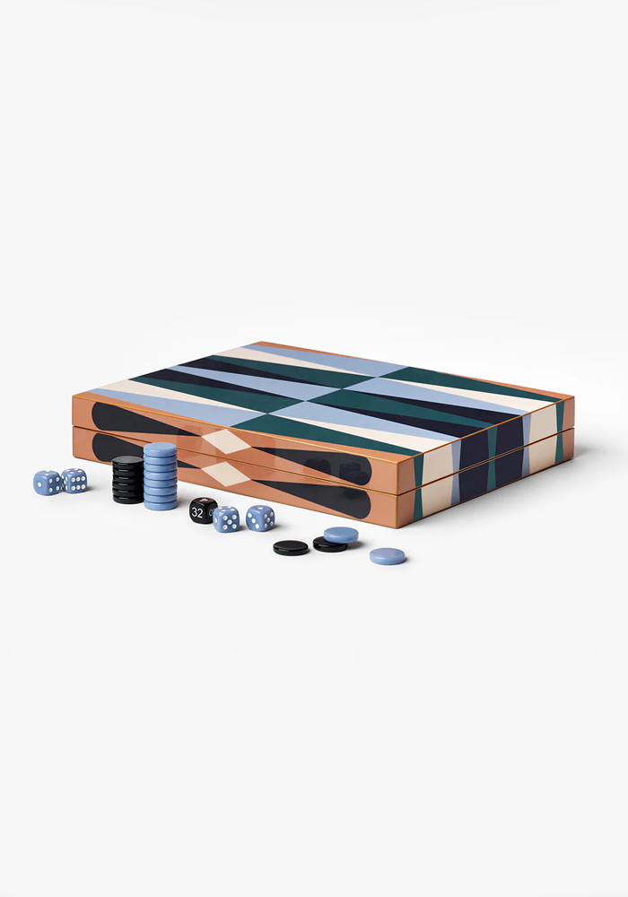 Backgammon Lacquered Wood