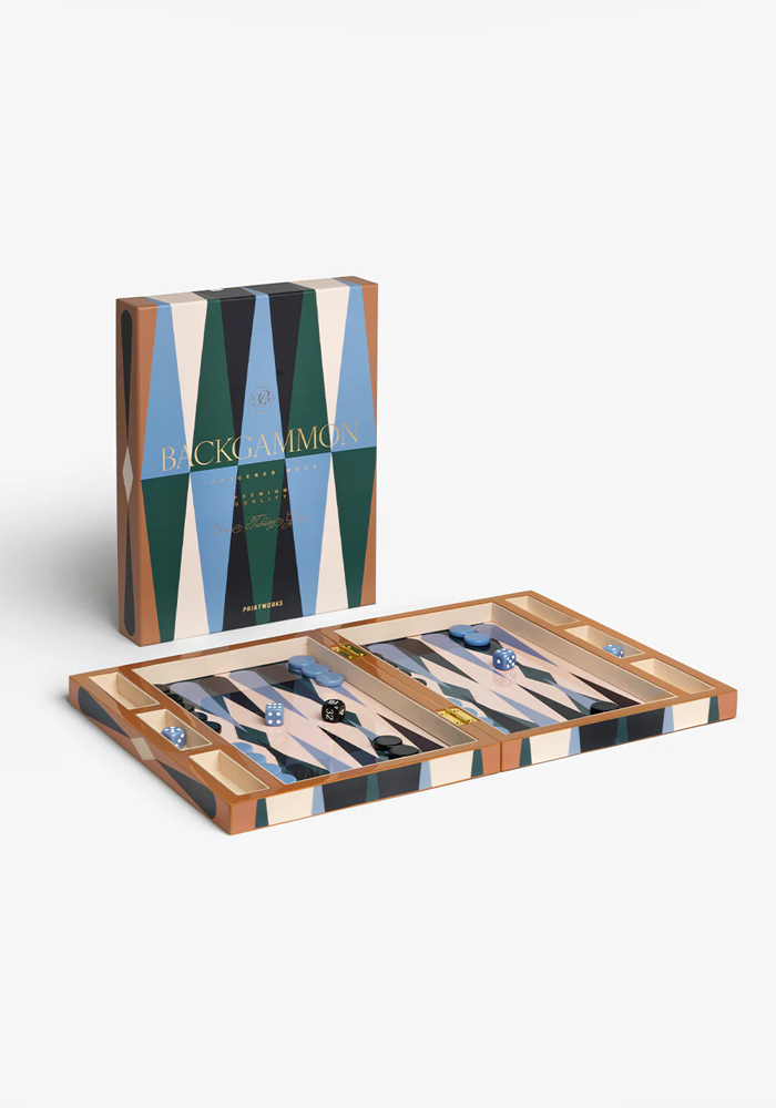 Backgammon Lacquered Wood