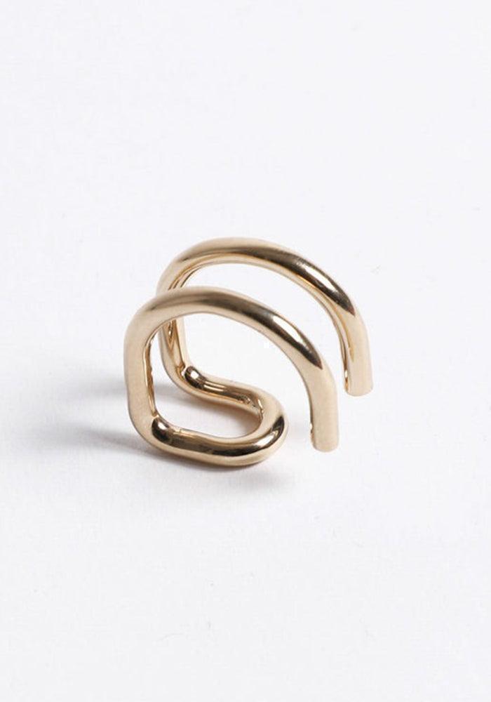 Bague L'Indépendante Réversible Vermeil - Mayrena