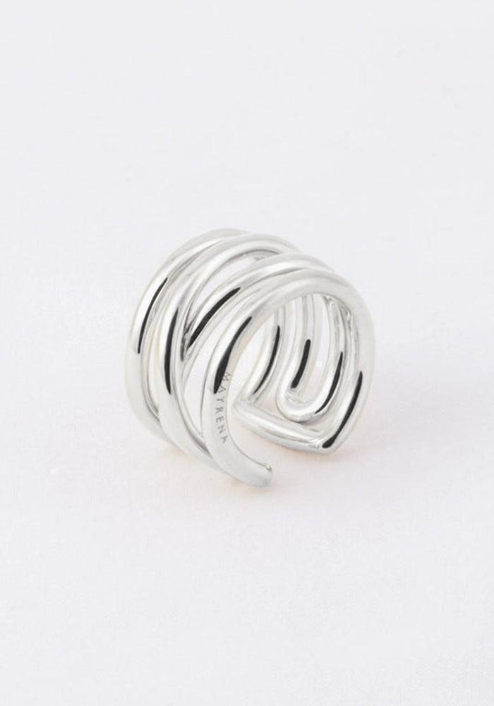 Bague L'Intégrale Réversible Argent - Mayrena