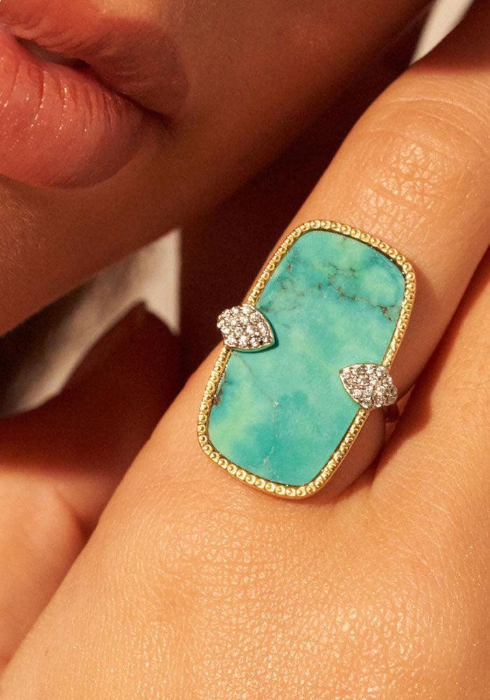 Bague Sangha Turquoise - Be Maad