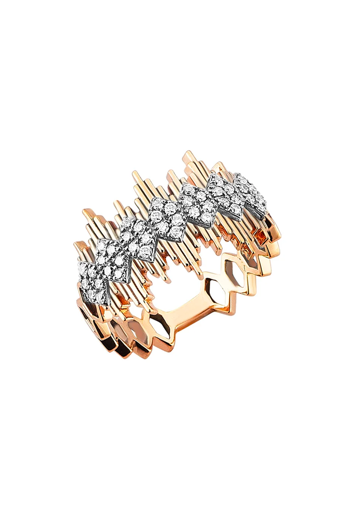 Bague Apex Diamants Blancs - Kismet By Milka