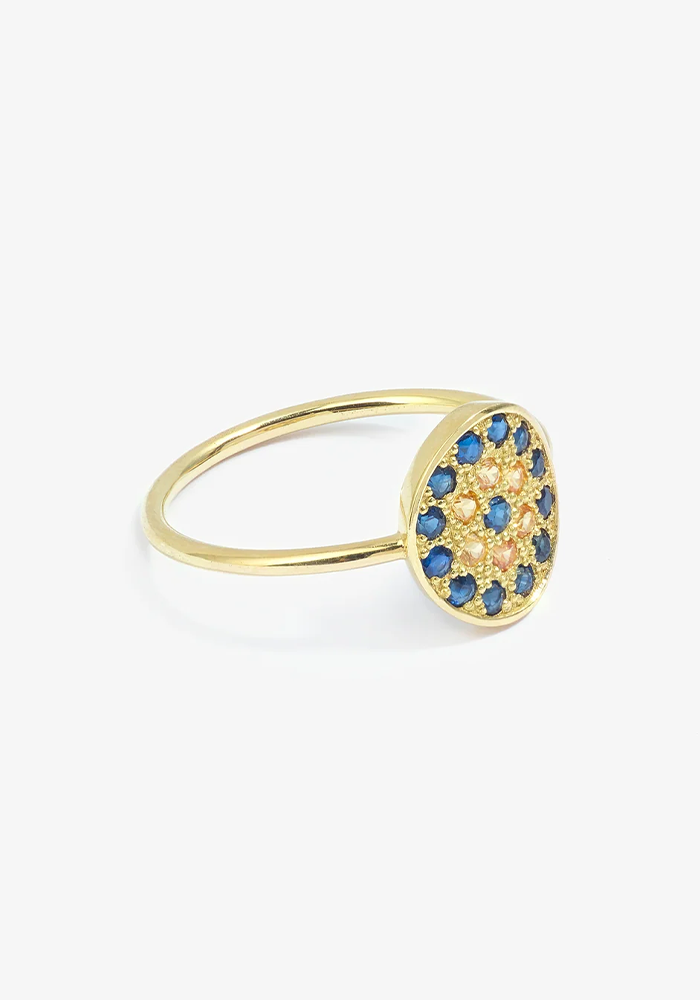 Bague Babystone 1 Bleue - Sophie D'Agon