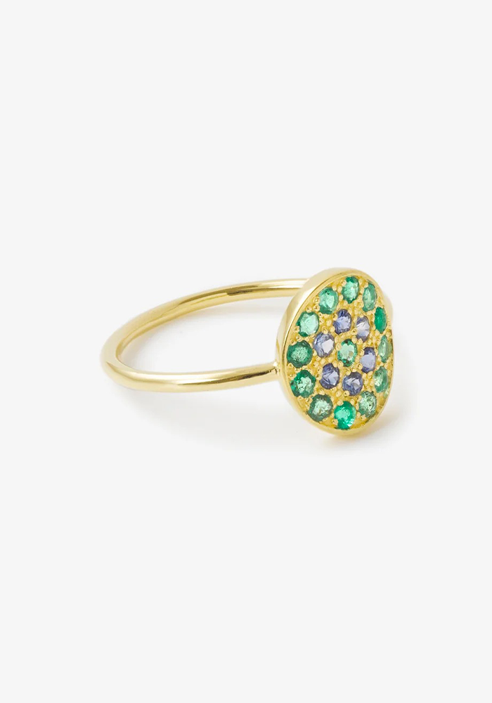 Bague Babystone 1 Verte - Sophie D'Agon