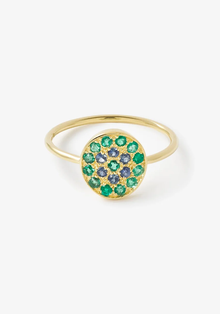 Bague Babystone 1 Verte - Sophie D'Agon