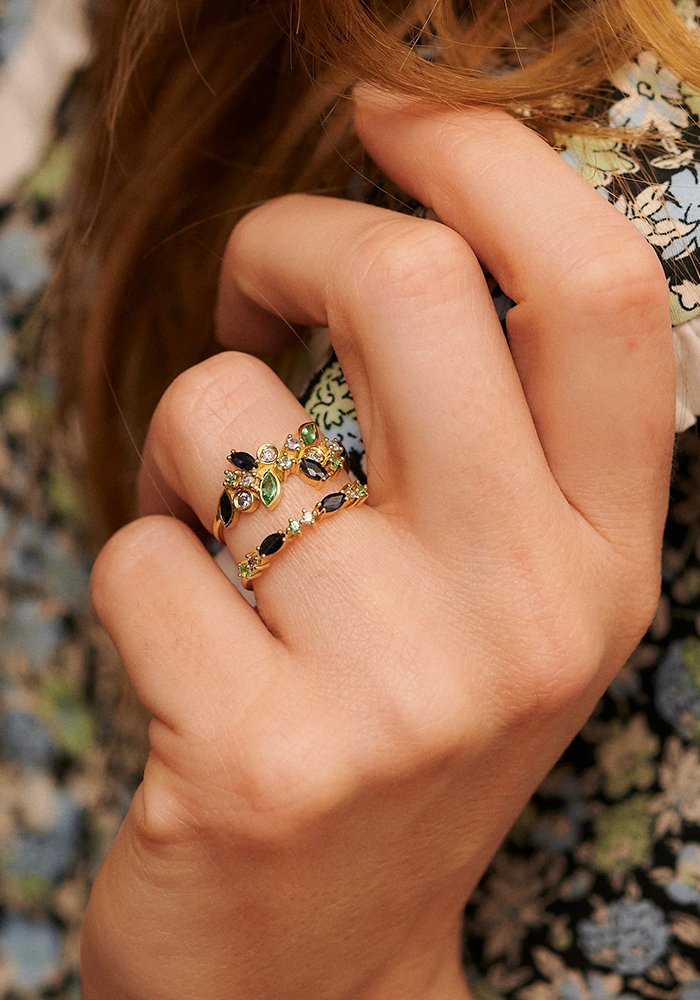 Bague Gaia 2 Peacock - Sophie D'Agon