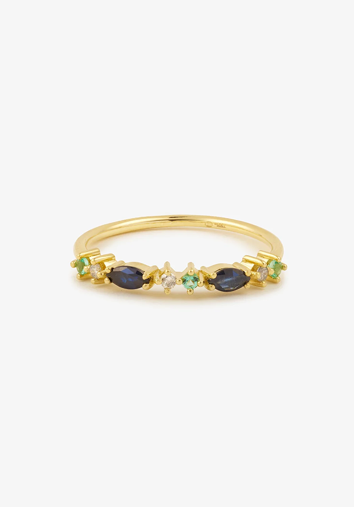 Bague Gaia 2 Peacock - Sophie D'Agon