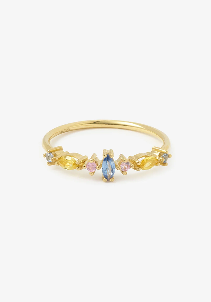 Bague Gaia 5 Jaune - Sophie D'Agon