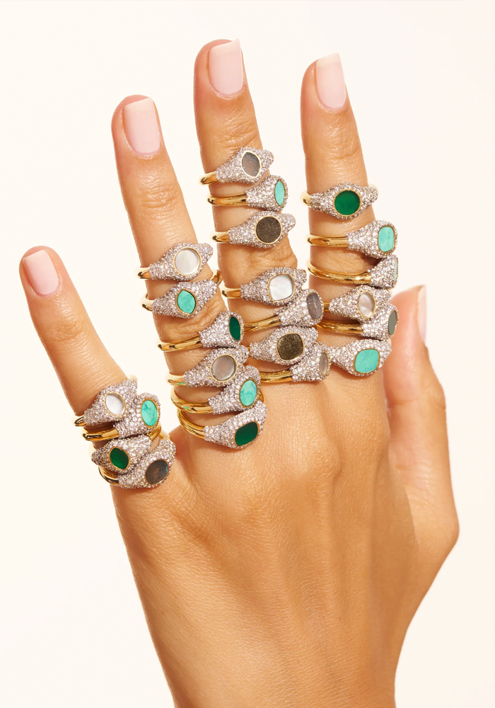 Holi Mother of Pearl Ring