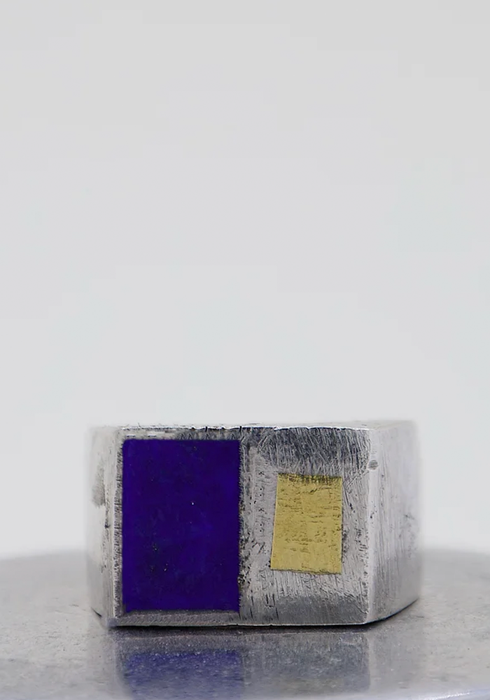 Bague Maraja Lapis Lazuli - Baya Creation Paris