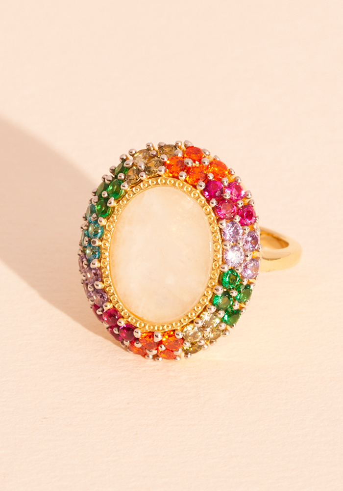 Bague Mirage Pierre de Lune - Be Maad