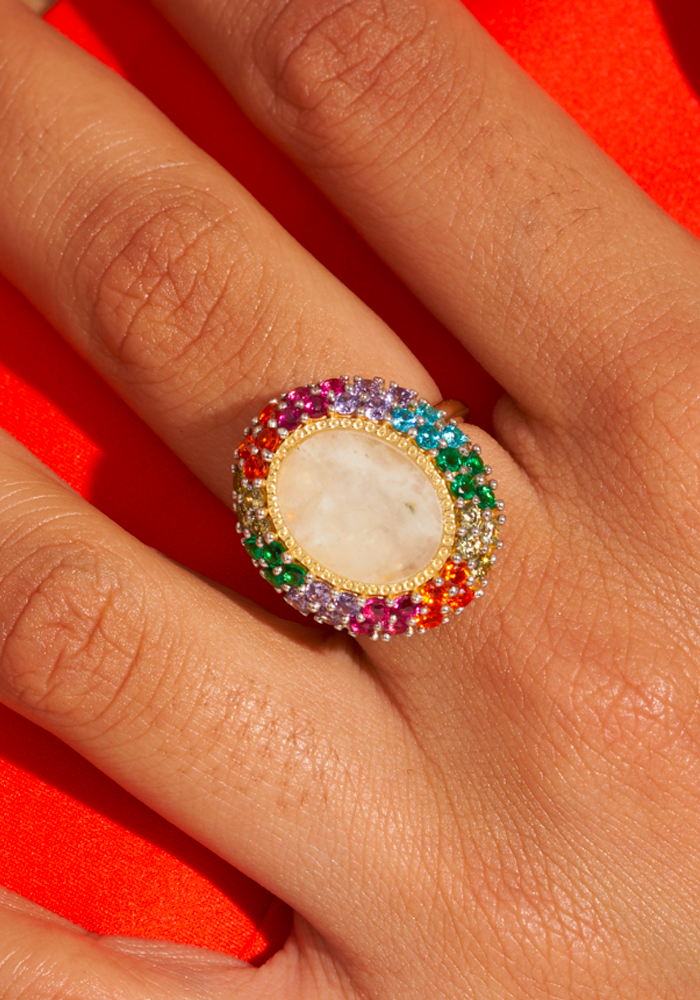 Bague Mirage Pierre de Lune - Be Maad