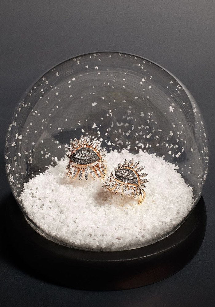 Bague Oeil Nadia Diamants Blancs - Kismet By Milka