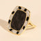 Bague Ranee Onyx Texturée
