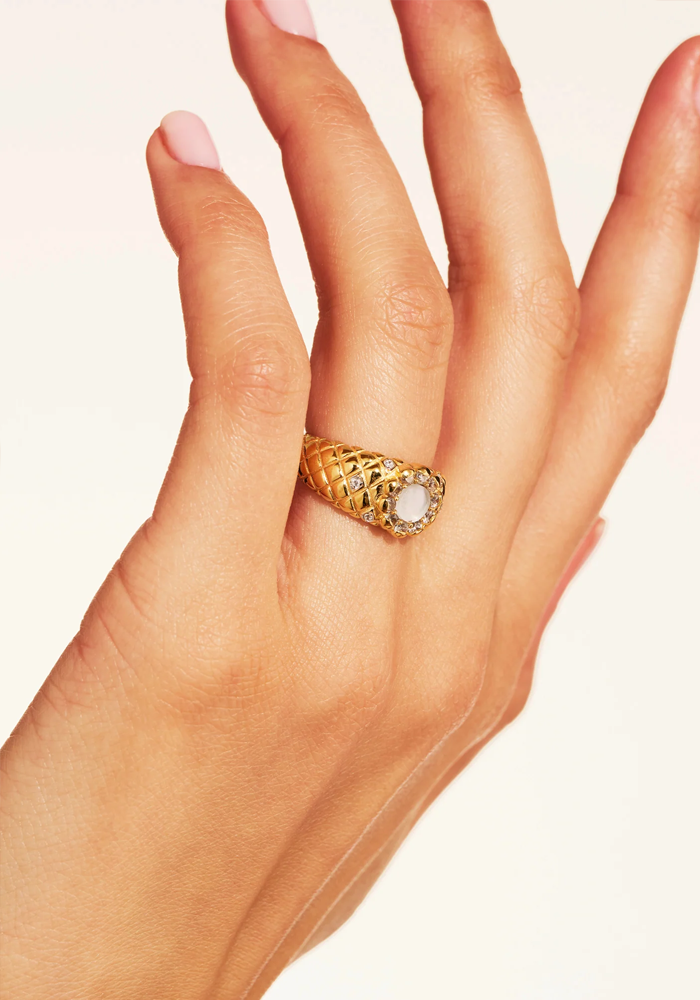 Bague Rive D'Or Nacre - Be Maad
