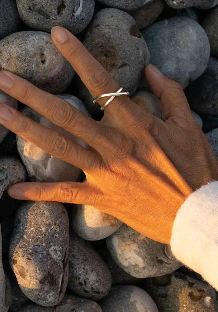Bague Shell Argent - Mayrena
