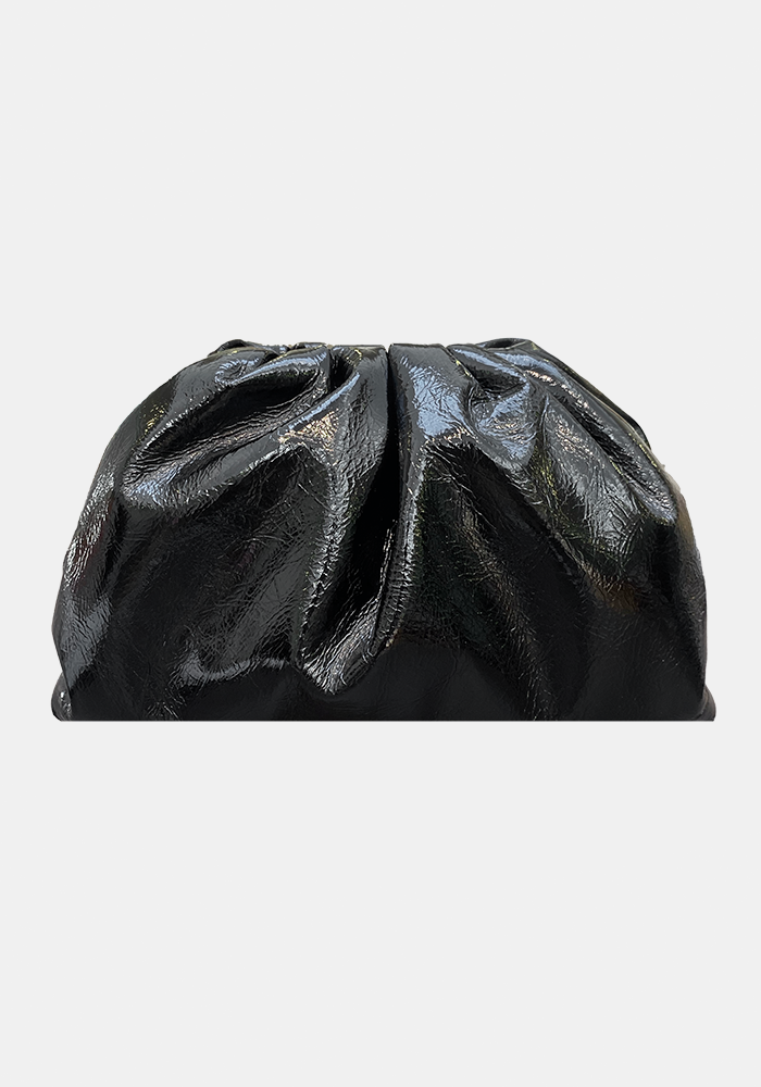 Sac Pochette Big Uniq Black Vinyle - Sista Paris