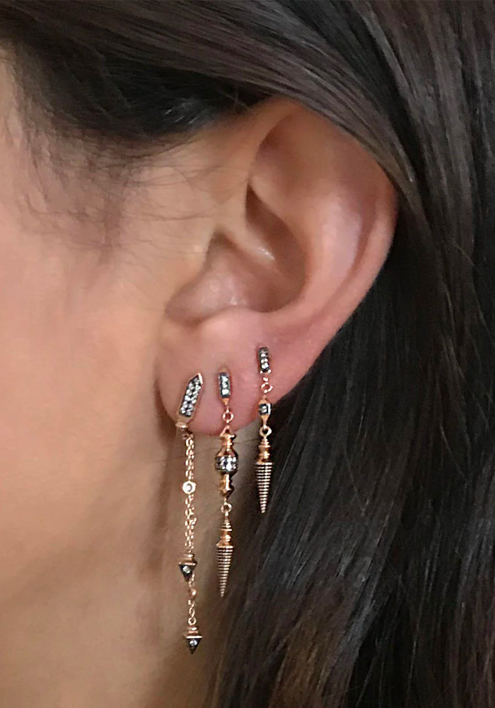 Boucle D'Oreille Ornamet Drop - Kismet By Milka