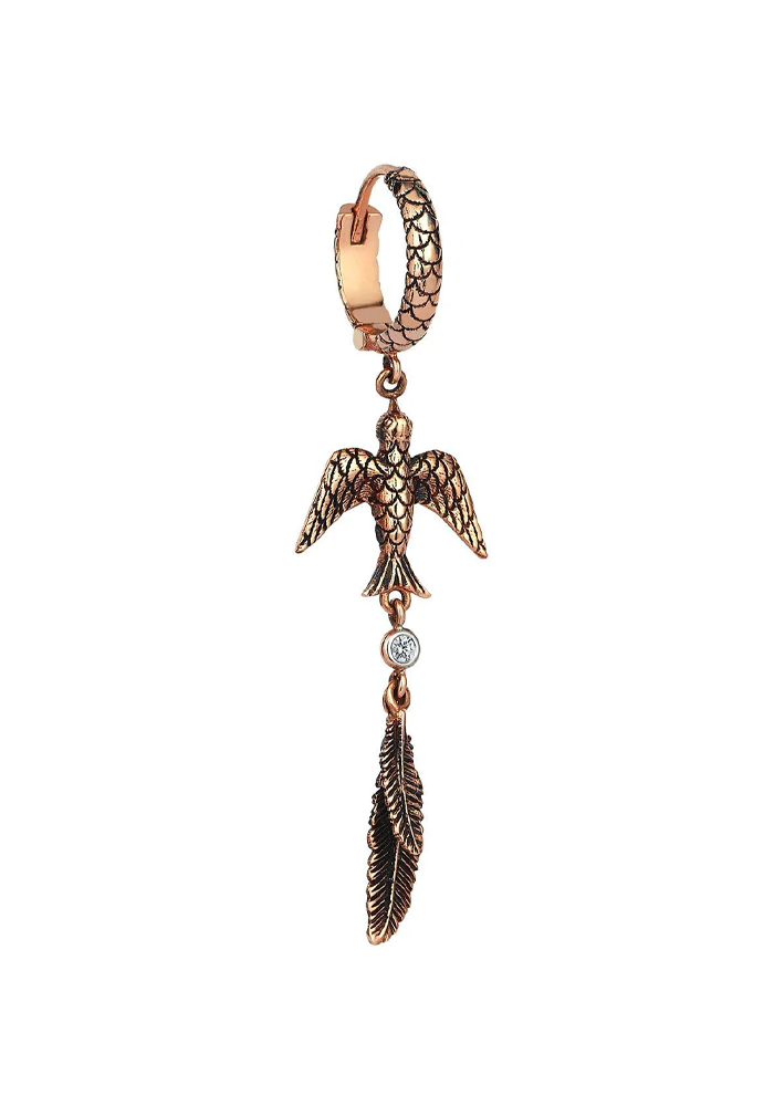 Boucle D'Oreille Sparrow Feather - Kismet By Milka