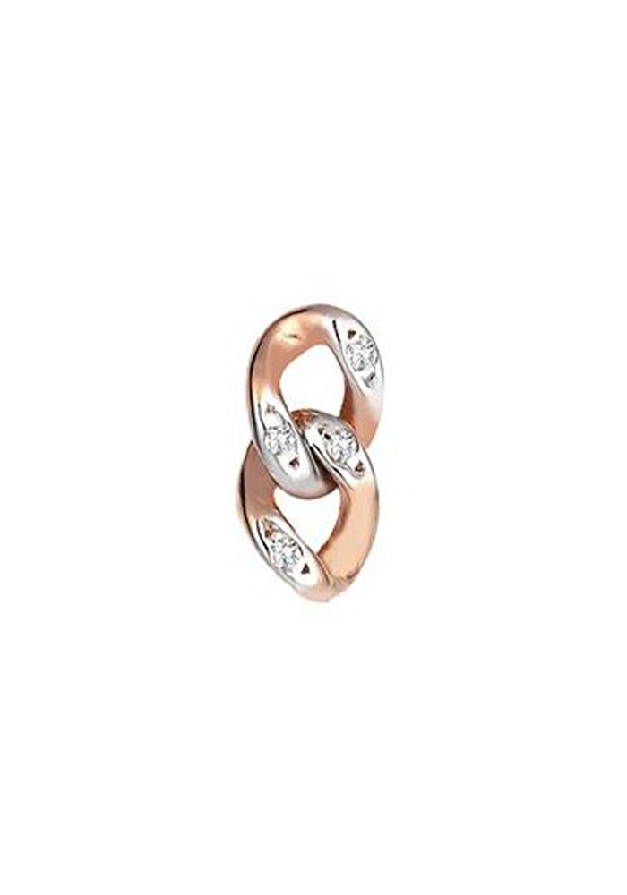 Boucle D'Oreille Double Maillon - Kismet By Milka
