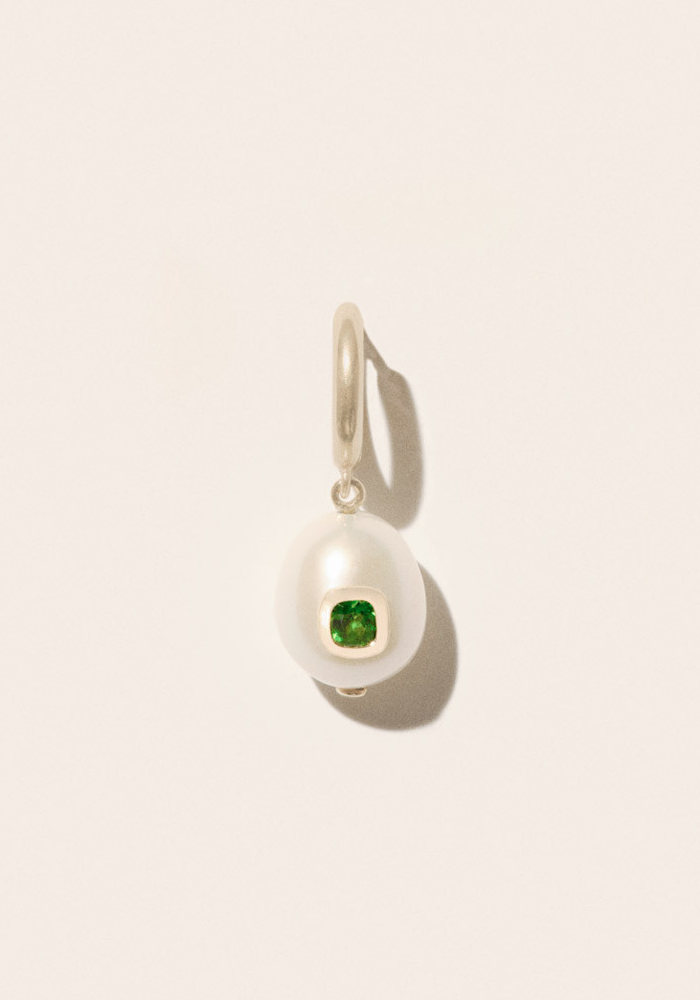 Boucle D'Oreille Eddie Diopside - Pascale Monvoisin