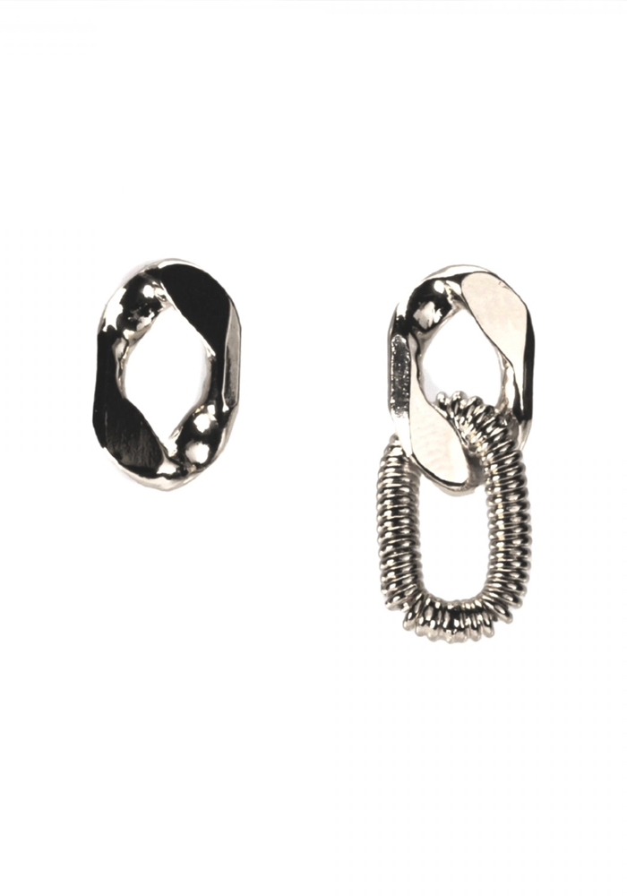 Boucles D'Oreilles Gourmette Argent - Sing A Song