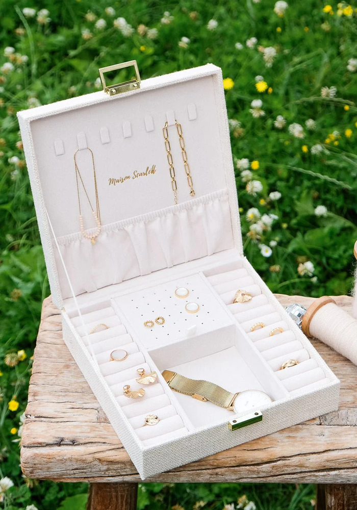 Boite À Bijoux Anne Lin Beige - Blush Sélection