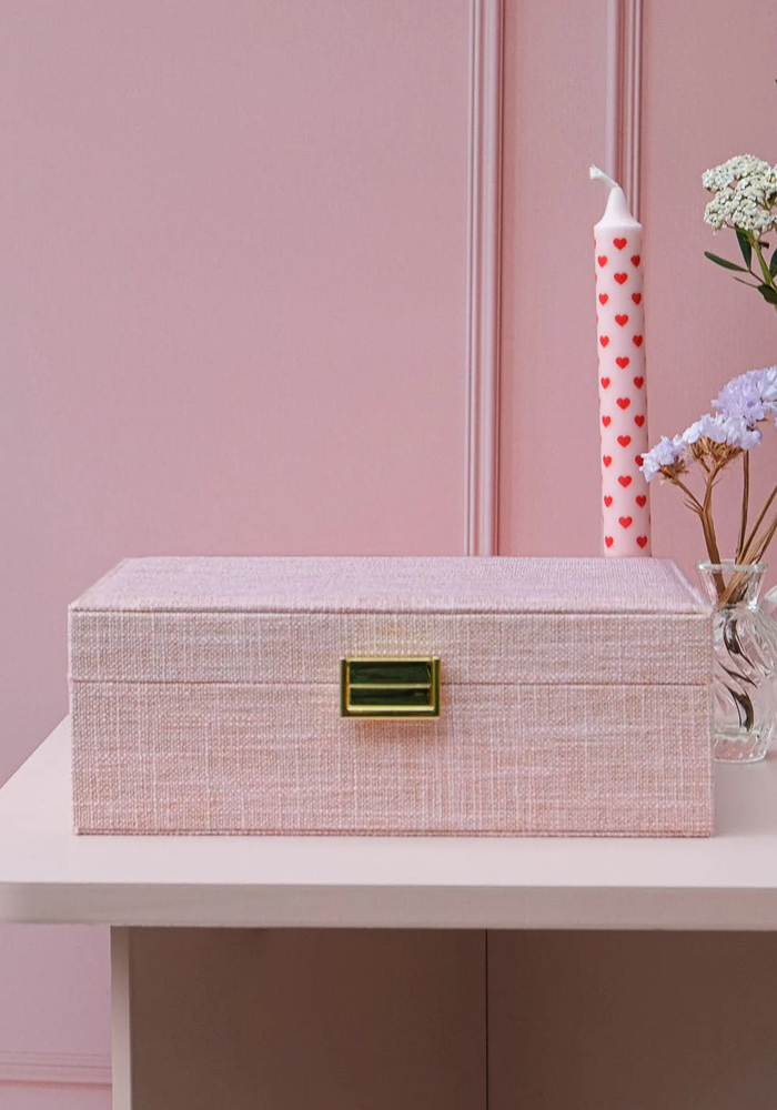 Boite À Bijoux Louise Lin Rose - Blush Sélection