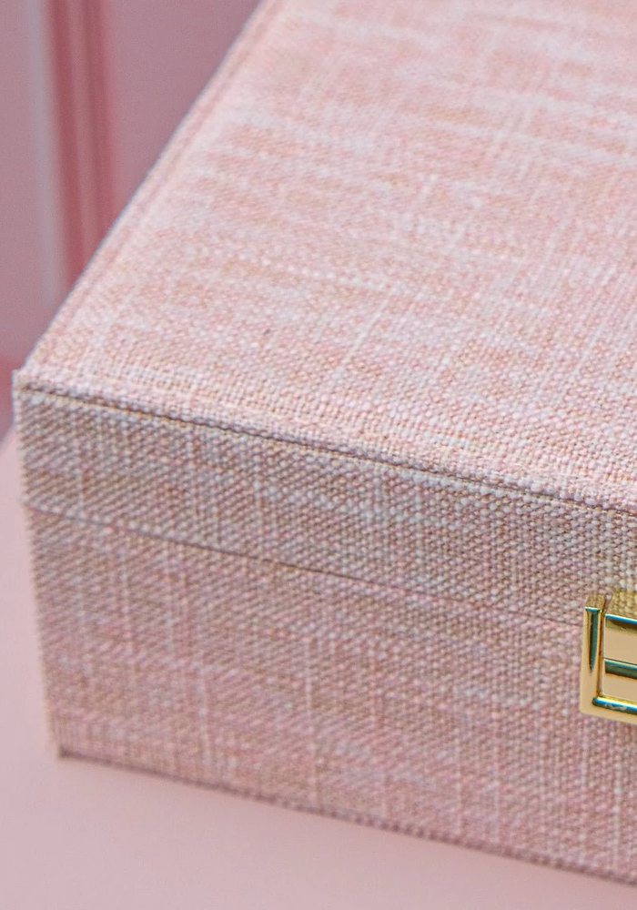 Boite À Bijoux Louise Lin Rose - Blush Sélection